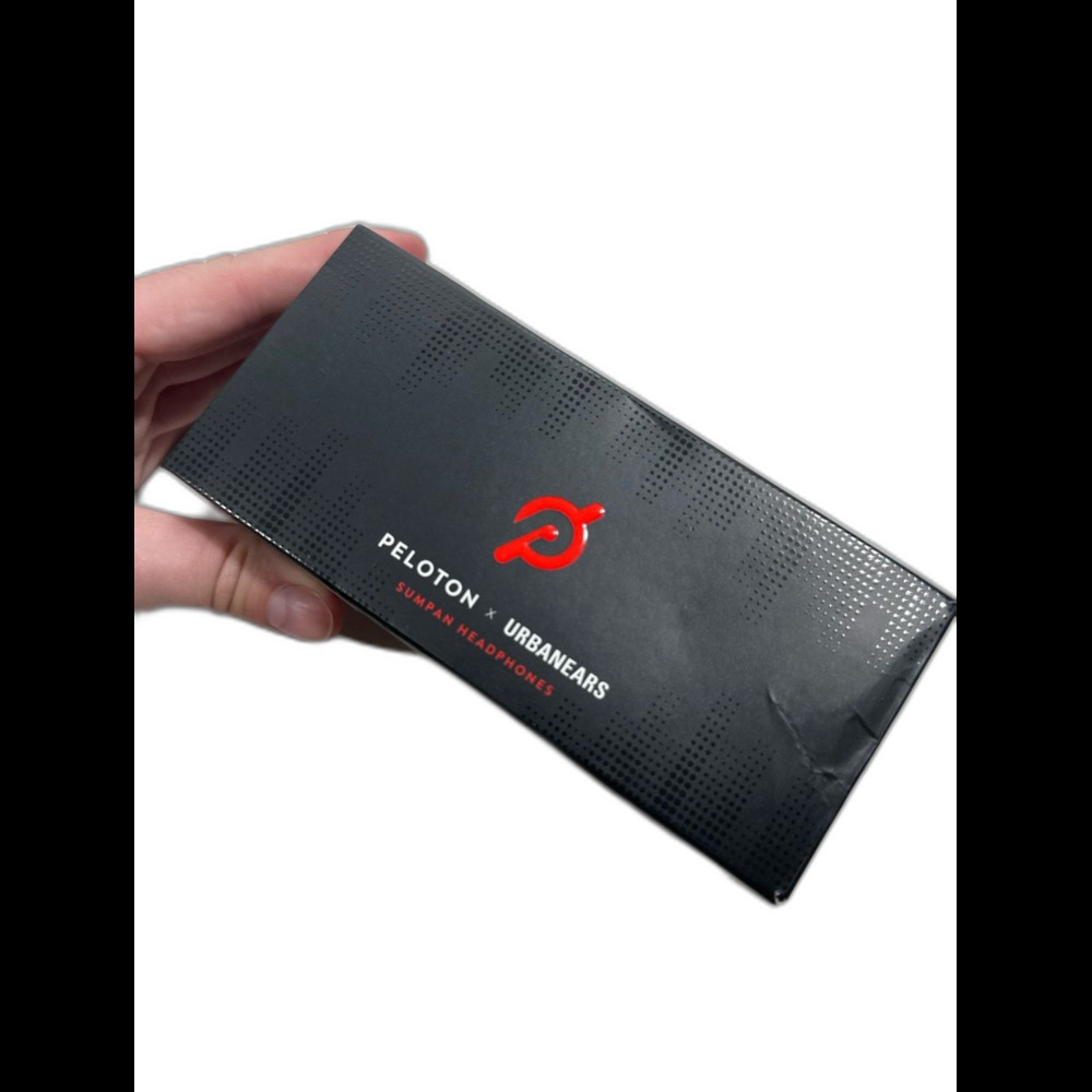 Peloton x Urbanears Sumpan Black Wired Earbud Headphones NIB OS Gym Workout